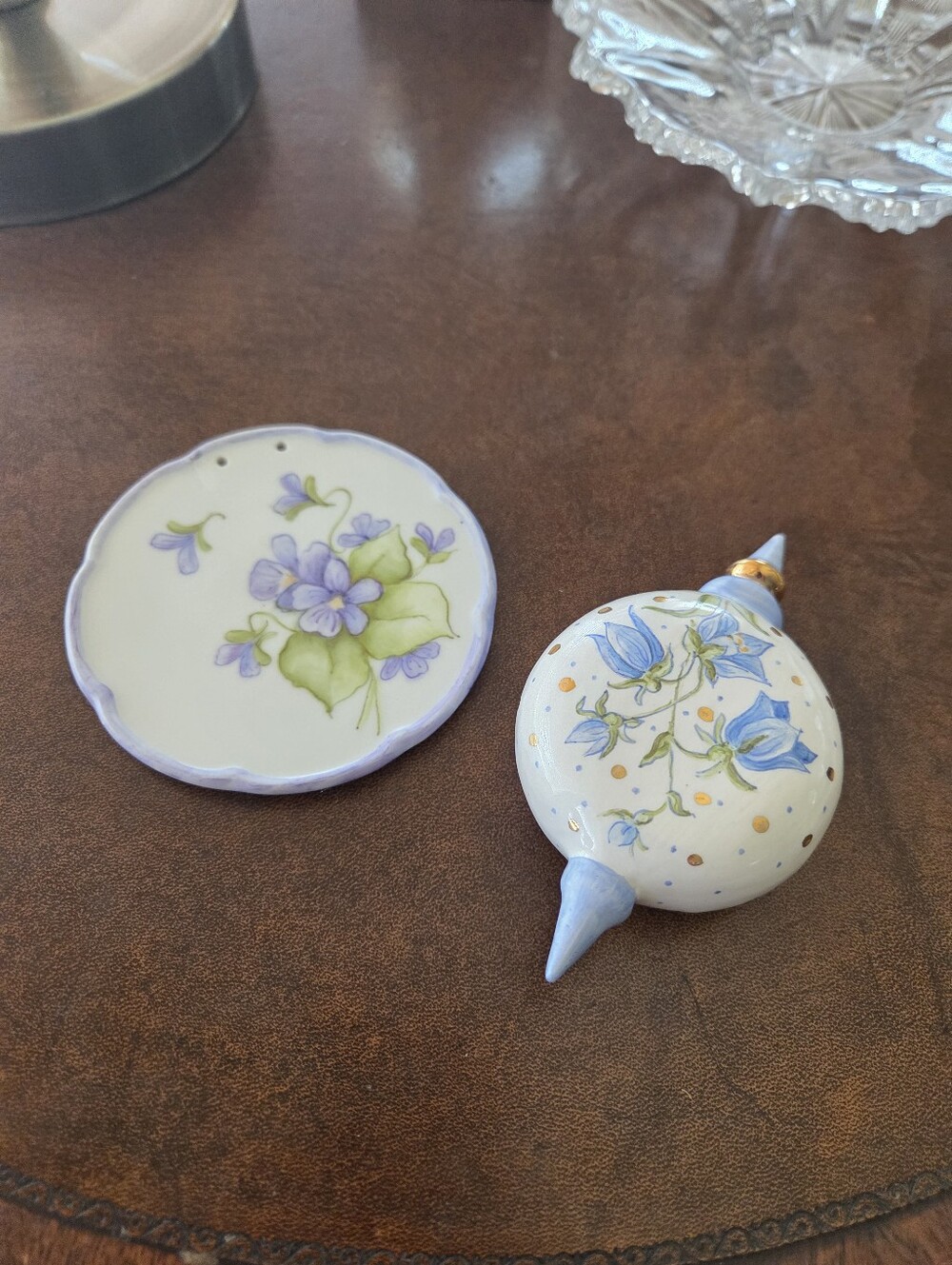 Pretty Handpainted Ornaments